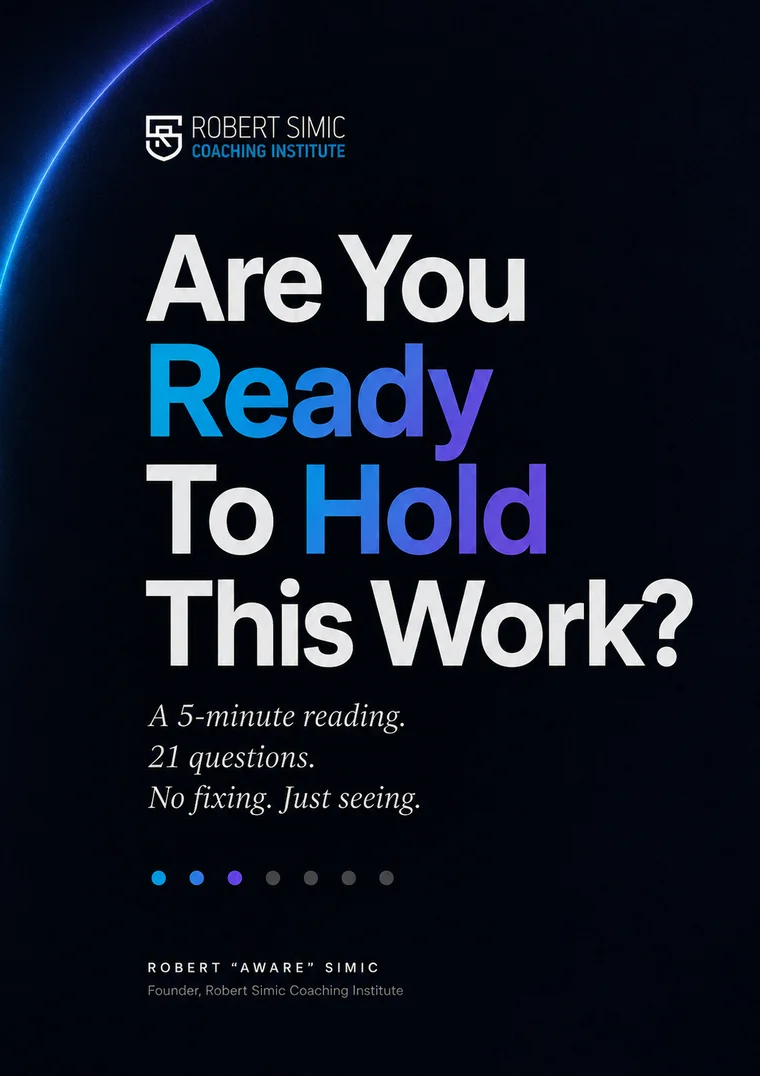 Coach-Readiness Assessment, a five-minute reading